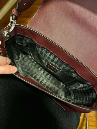 Borsa Karl Lagerfeld bordeaux e nera