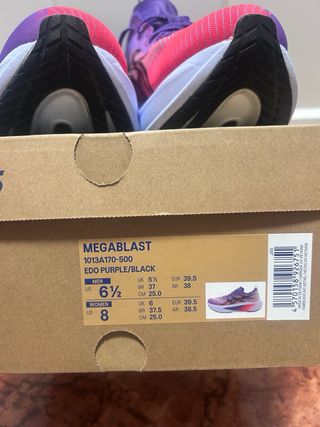 Zapatilla Asics Megablast Talla 39.5