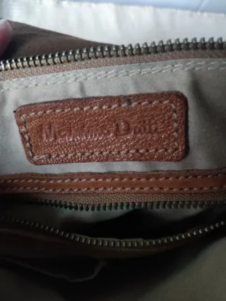 Bolso piel y ante Massimo Dutti