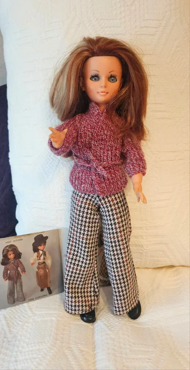 Traje de chaqueta y pantalón de la muñeca Fanny