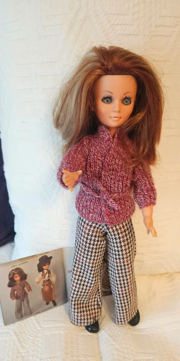 Traje de chaqueta y pantalón de la muñeca Fanny