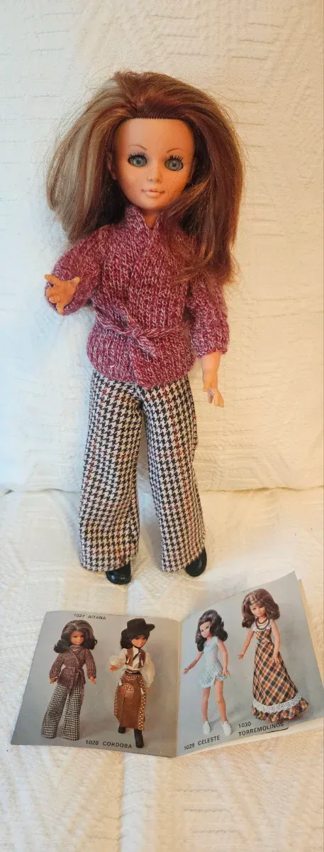 Traje de chaqueta y pantalón de la muñeca Fanny