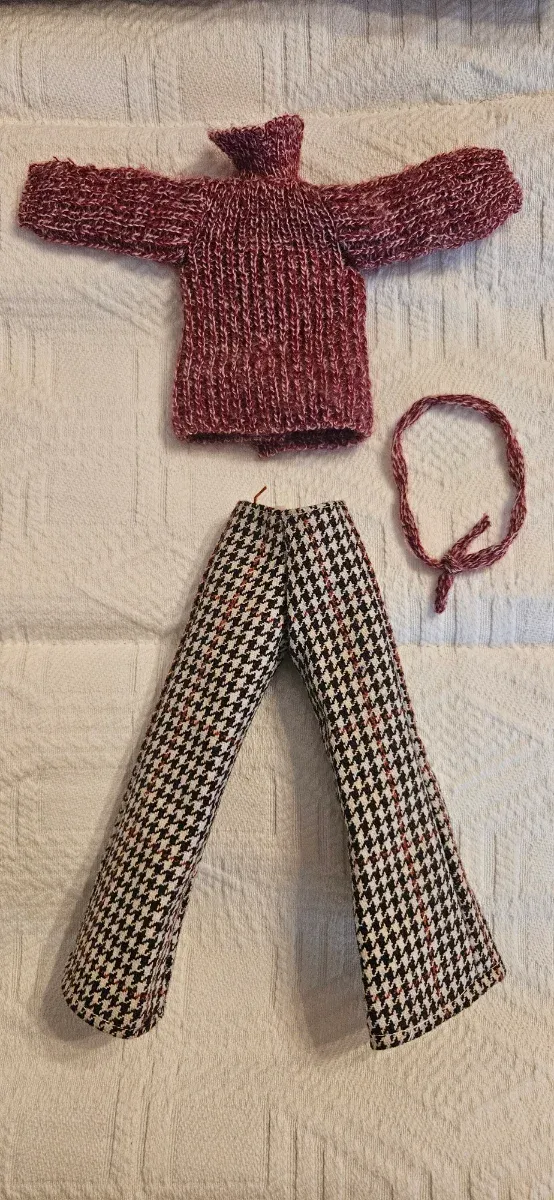 Traje de chaqueta y pantalón de la muñeca Fanny