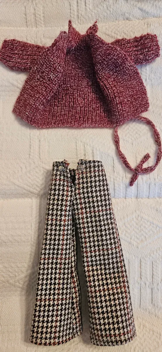 Traje de chaqueta y pantalón de la muñeca Fanny