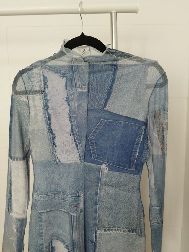 Vestido de Retalhos Zara