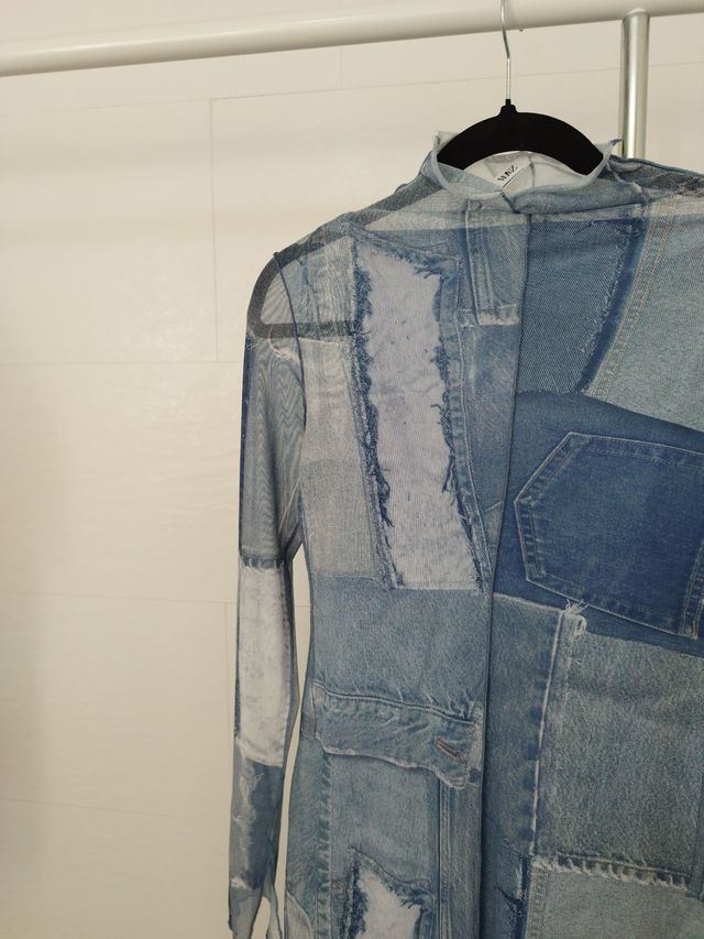 Vestido de Retalhos Zara