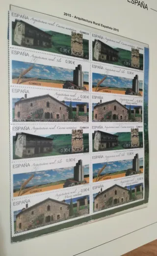 COLLEZIONE DI FRANCOBOLLI DELLA SPAGNA - ALBUM EDIFIL 2015 E 2016