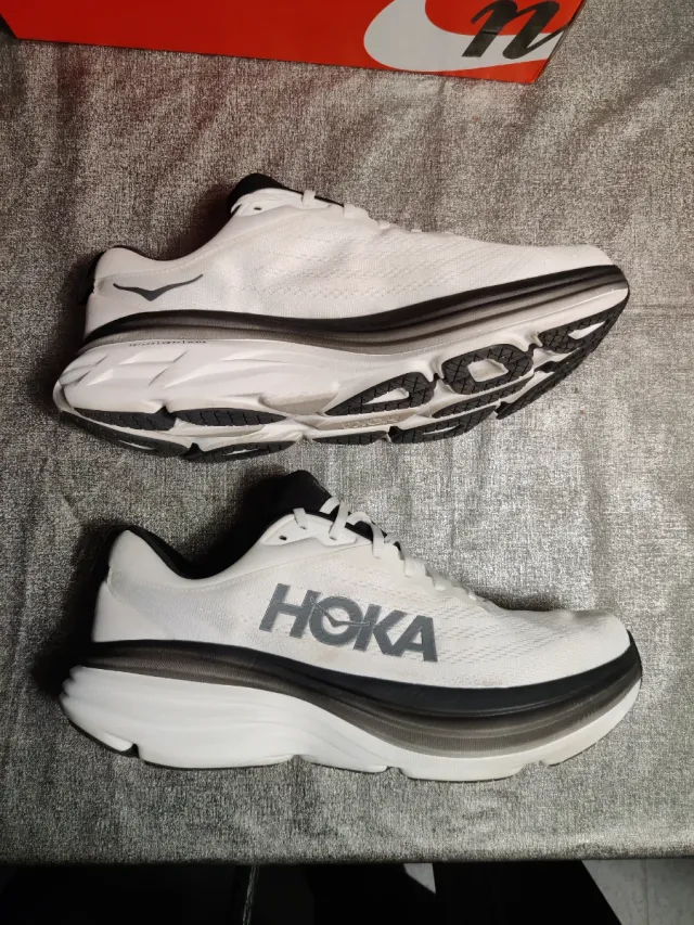 Zapatillas Hoka Bondi 8 Blancas Talla 48 EU 13D US