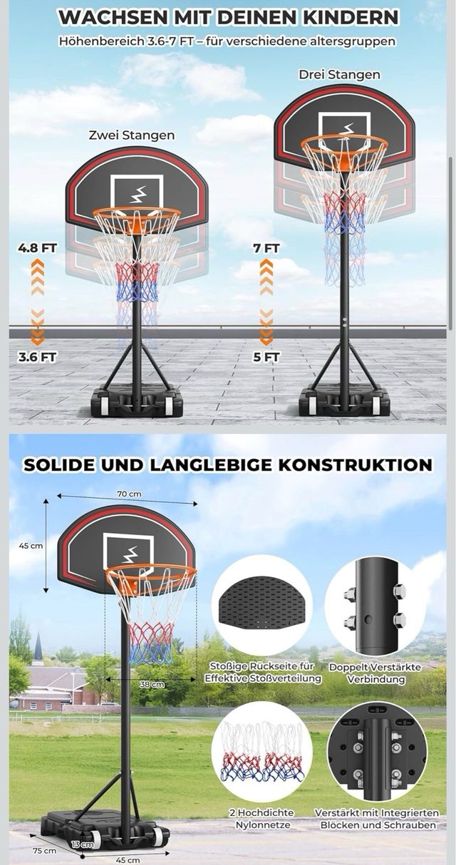 Canestro da basket Yoleo