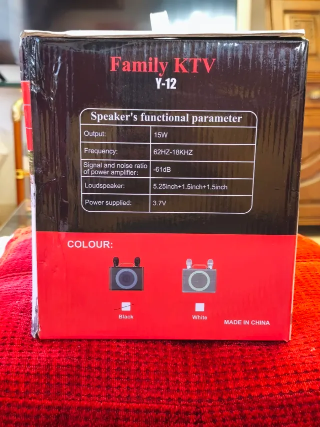 Altavoz Karaoke K song audio V-12 Bluetooth