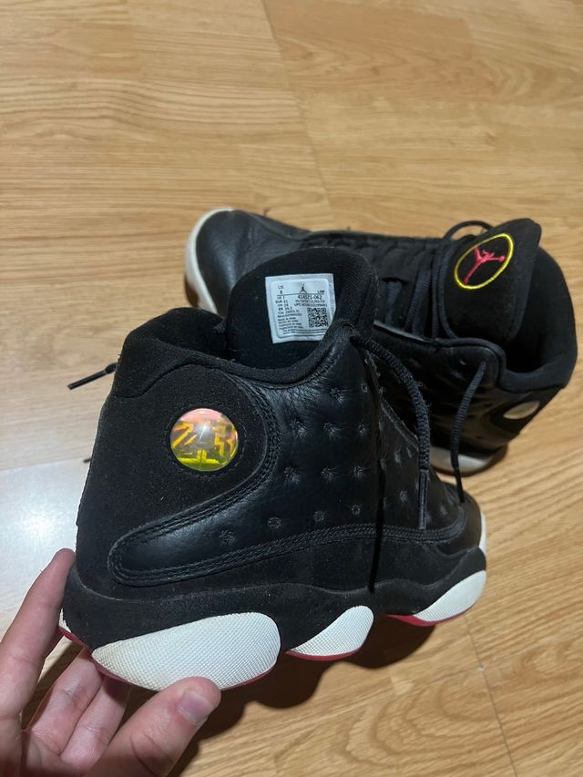 Jordan 13 Negro/Rojo