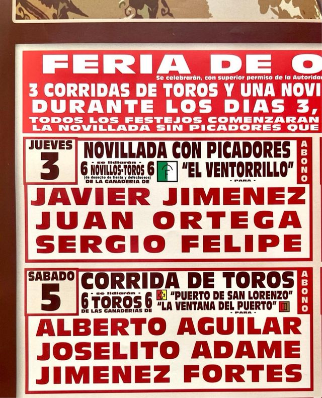 CARTEL DE LA FERIA DE OTOÑO DEL 2013