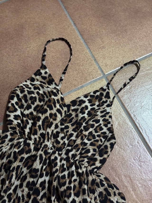 Vestito Leopardato Taglia Unica