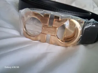 Cinturón Salvatore Ferragamo Hebilla Dorada