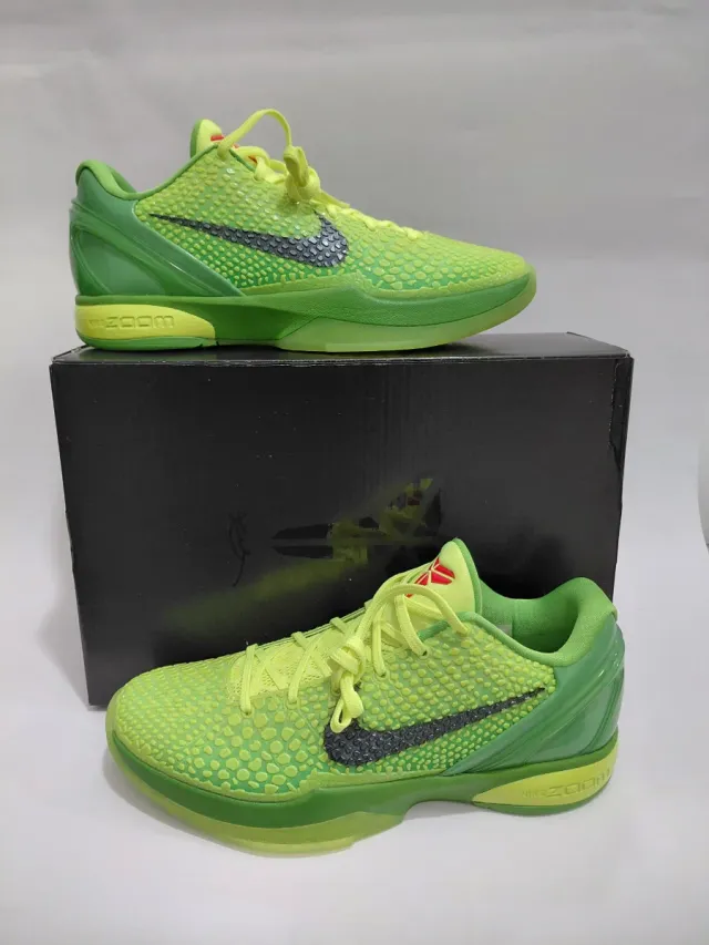 Nike Kobe 6 Proto Grinch Verde Giallo