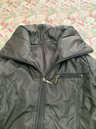 Piumino donna lungo nero