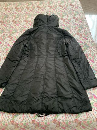 Piumino donna lungo nero