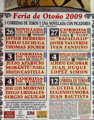 CARTEL DE LA FERIA DE OTOÑO 2009