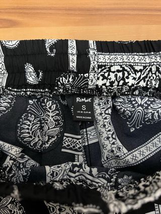 Bañador Negro Estampado