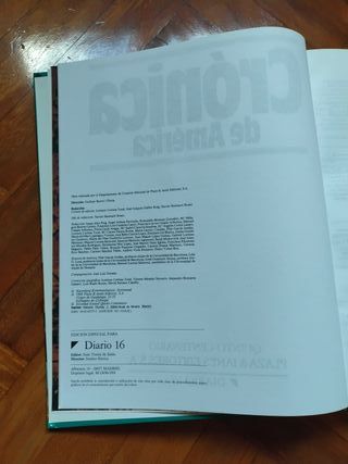 Crónica de América ( del 3.900 a.de C  a 1992)