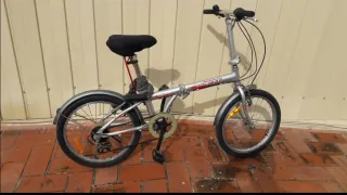 Bicicleta Plegable Jett Plata