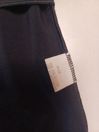 Top fiesta asimétrico negro