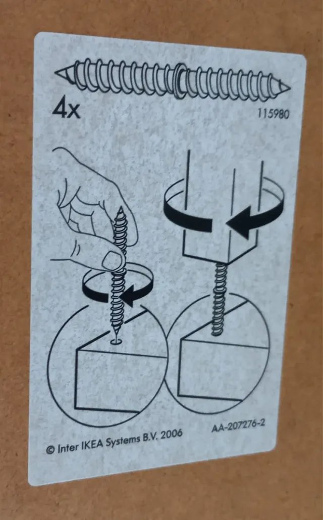 Mesa auxiliar blanca Ikea Lack