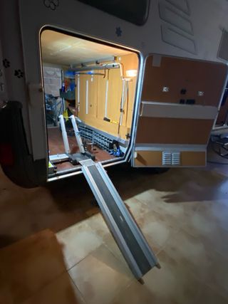 Portamotos Pollicino 1.9M. + Rampa extensible