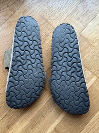 Sandalias/Chanclas Birkenstock Ante Beige Talla 38