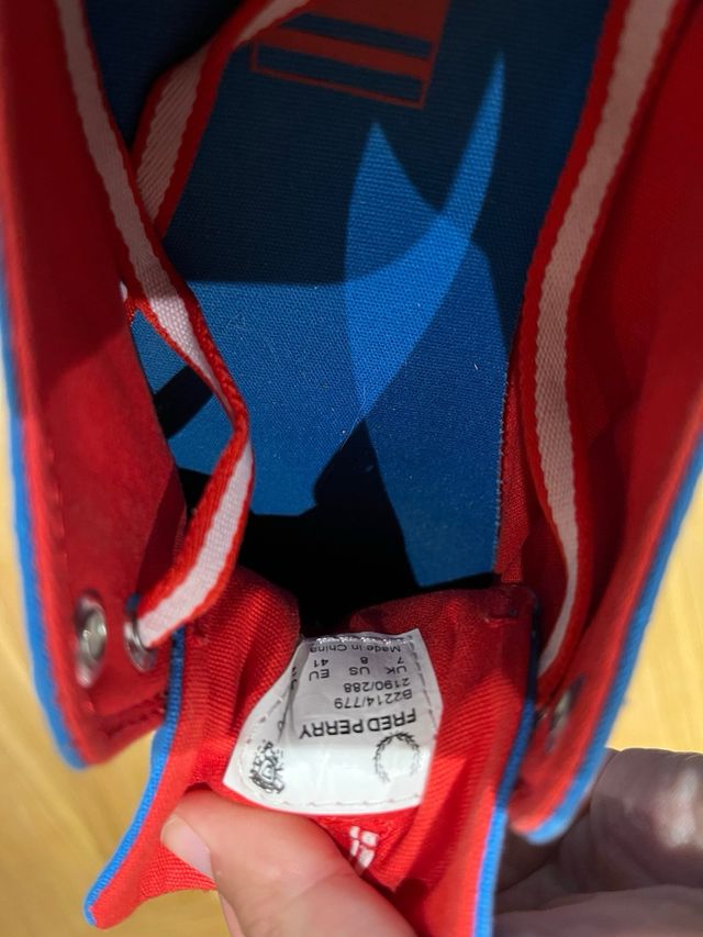 Zapatillas Fred Perry Azul