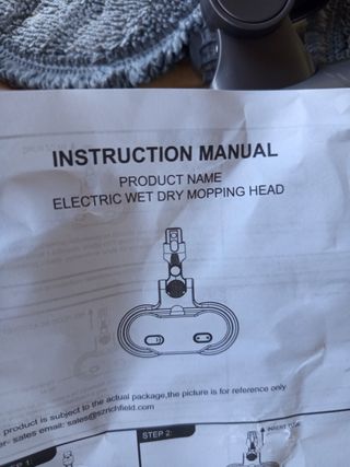 Cabezal Dyson con Mopas y Vaso Medidor