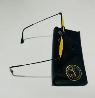 Gafas Ray-Ban Redondas Negro/Rojo