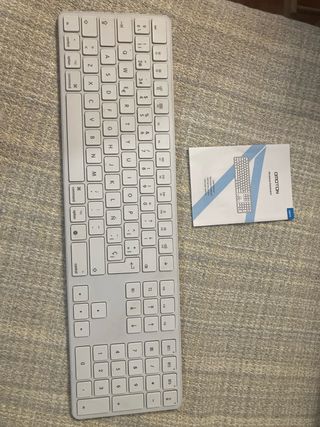 Teclado Bluetooth OMOTON Gris/Blanco