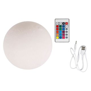 Lampara Luna 3D RGB 16 colores