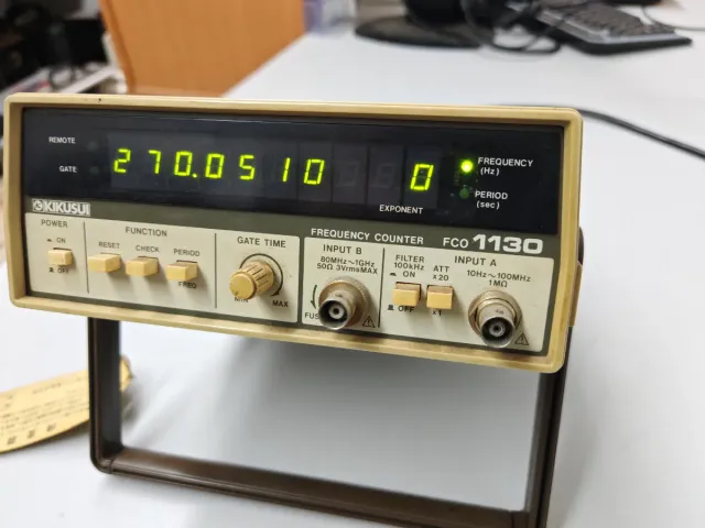 Frecuencímetro Kikusui FCO 1130