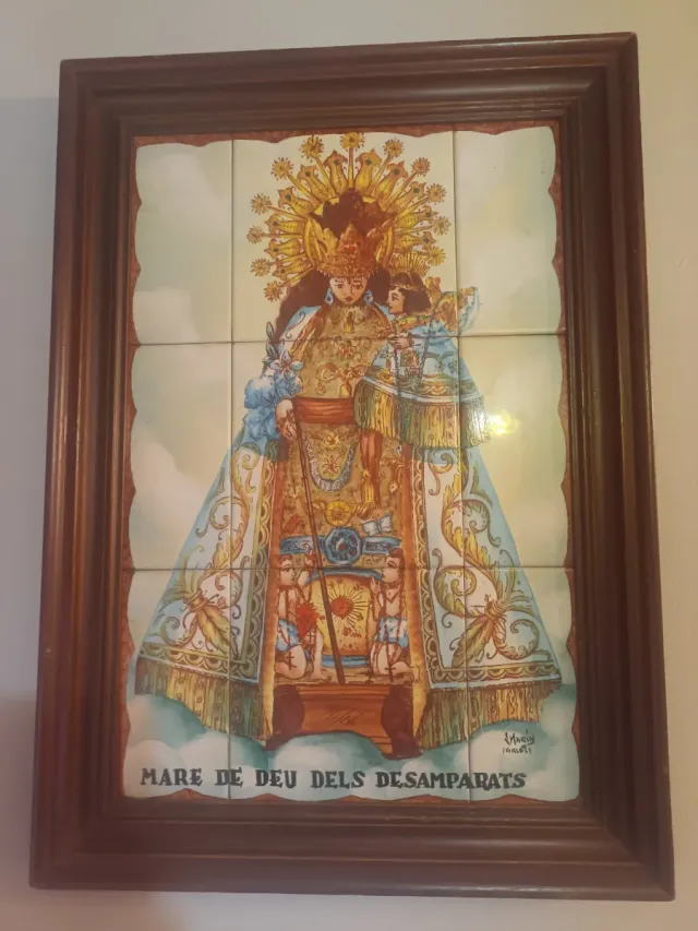 Cuadro Cerámica Mare de Deu dels Desamparats