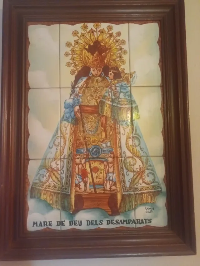 Cuadro Cerámica Mare de Deu dels Desamparats