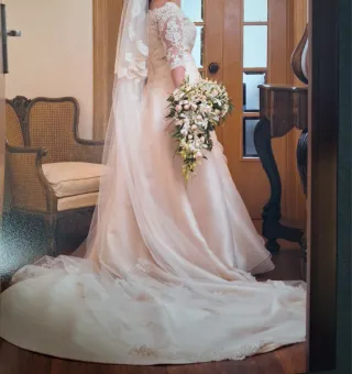 Vestido de Novia Rosa Clará Blanco