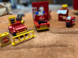 LEGO DUPLO VINTAGE- BOMBEROS - SET X 31 PIEZAS
