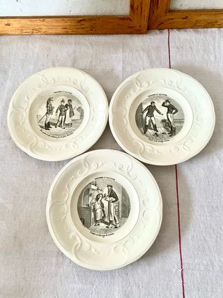 Platos parlantes antiguos Gien Francia