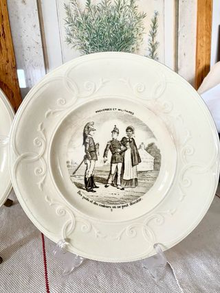 Platos parlantes  antiguos Gien Francia