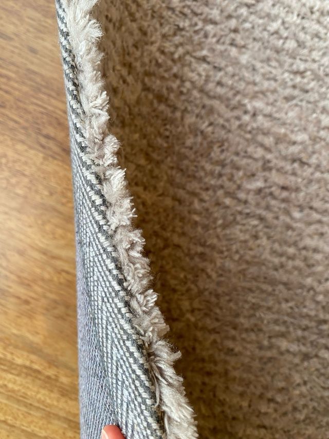 Alfombra pelo corto 60x110cm beige/gris