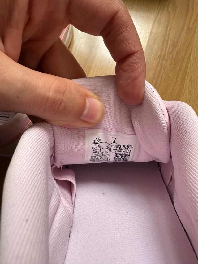 Zapatillas Jordan Niña Rosa Talla X