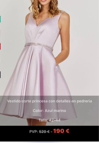 Vestido fiesta ceremonia verde esmeralda