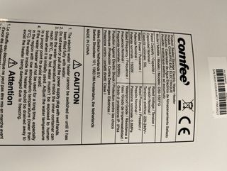 Calentador Comfee D50‑15EFG Termo eléctrico 50L