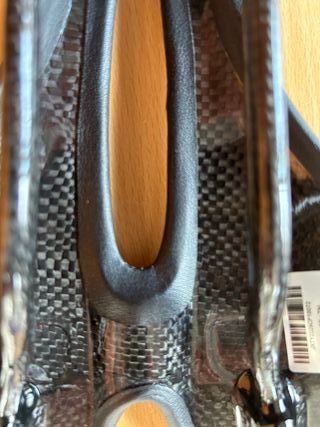 Sella per mtb o bici da corsa in carbon color Nero