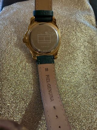 Reloj Tommy Hilfiger Dorado y Verde