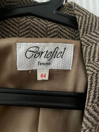 Blazer Cortefiel doble botonadura