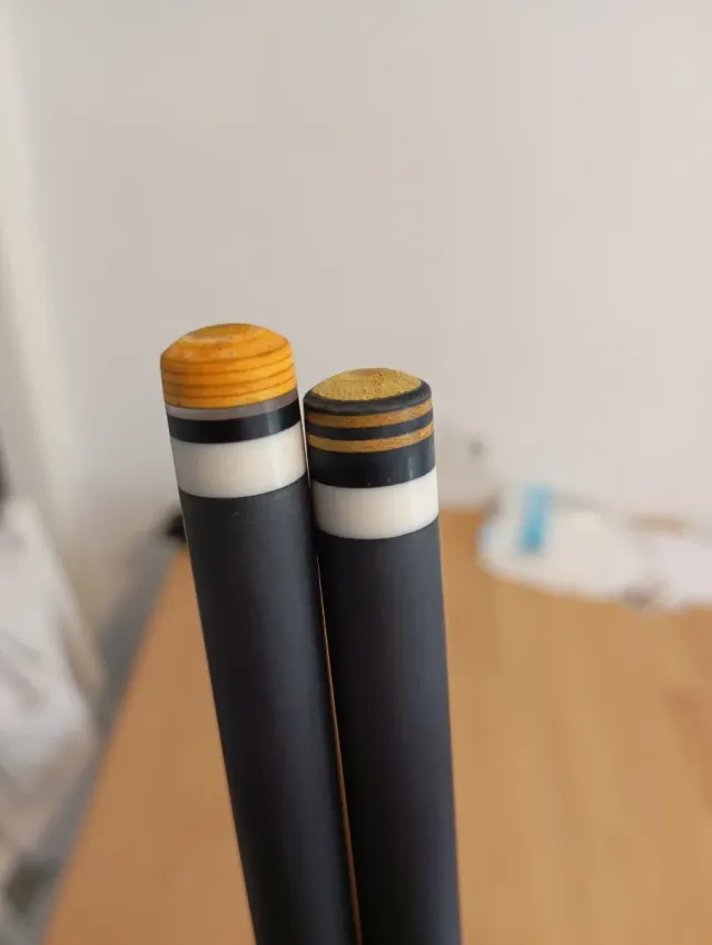 Flechas de billar pool en carbono