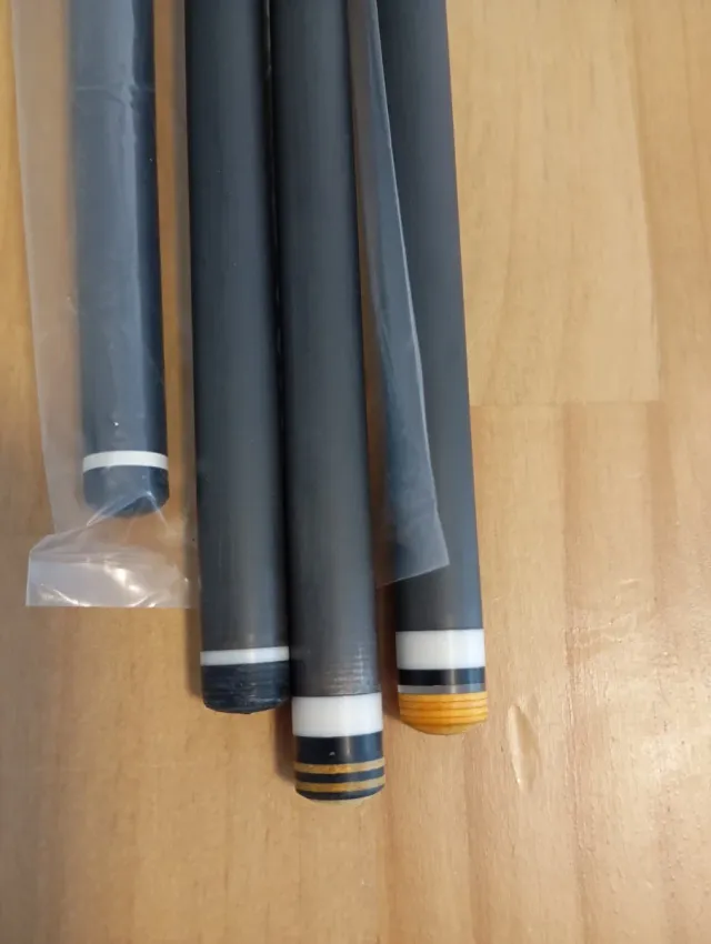 Flechas de billar pool en carbono